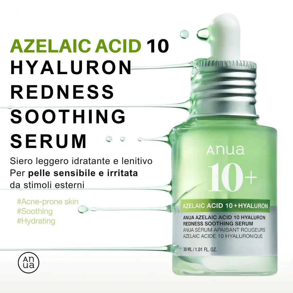 Anua Azelaic Acid 10 Hyaluron Redness Soothing Serum