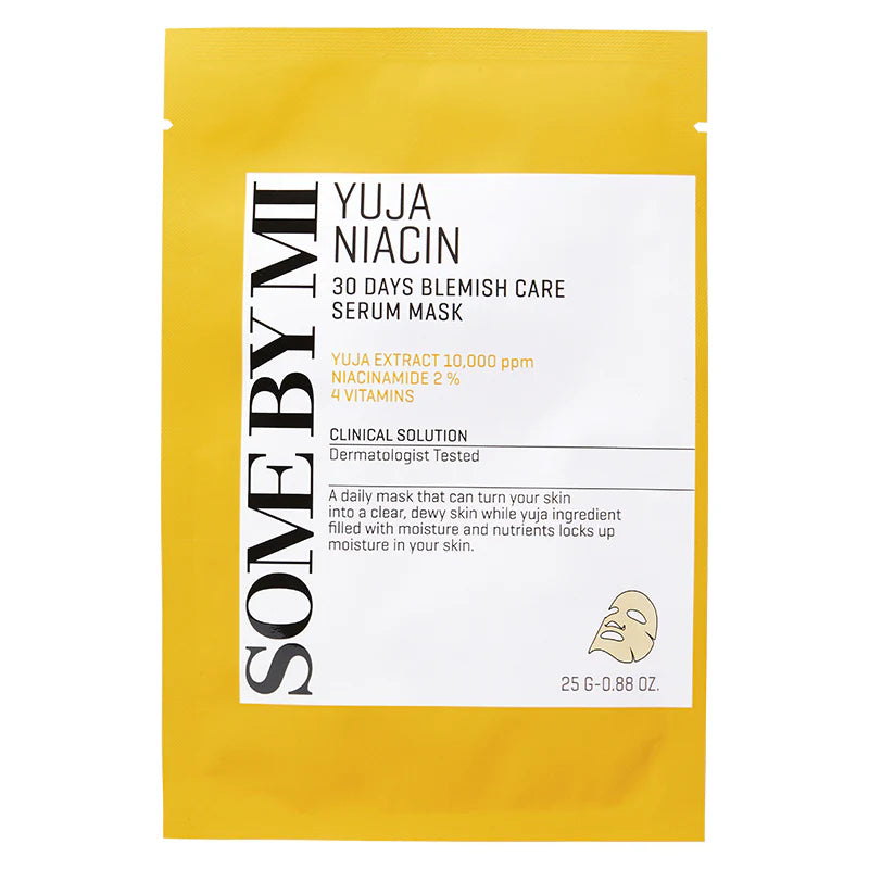 SomeByMi Yuja Niacin Blemish Serum Mask