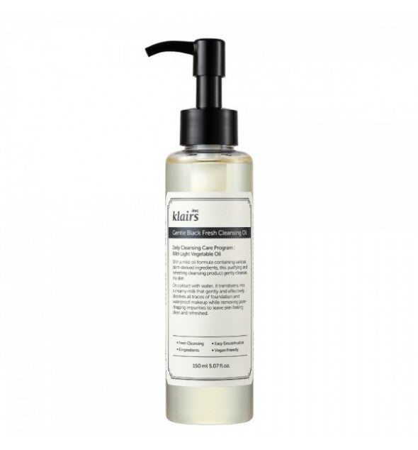 Klairs Gentle Black Fresh Cleansing Oil
