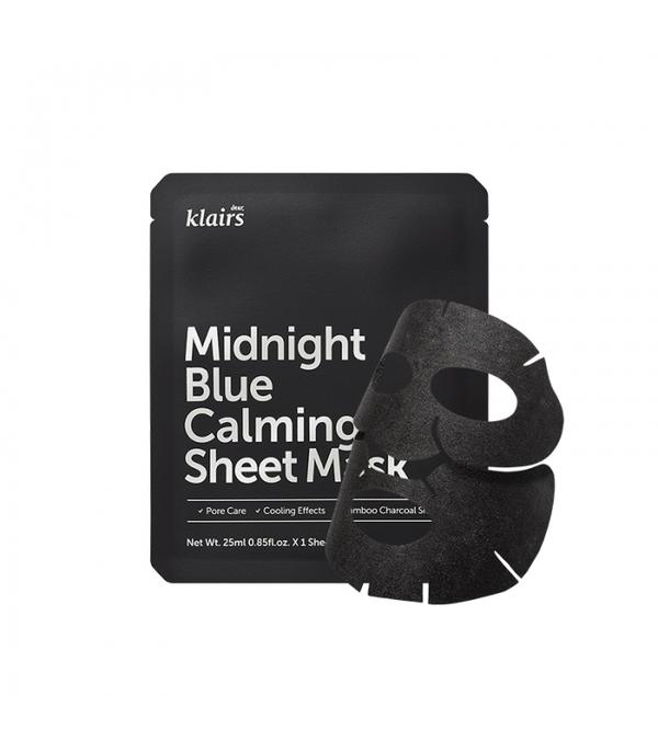 Klairs Midnight Blue Calming Sheet Mask maschera in tessuto