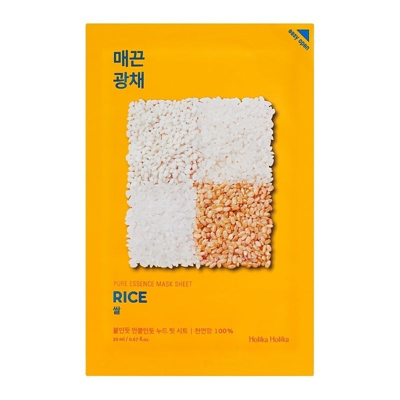 holika holika pure essence mask sheet rice