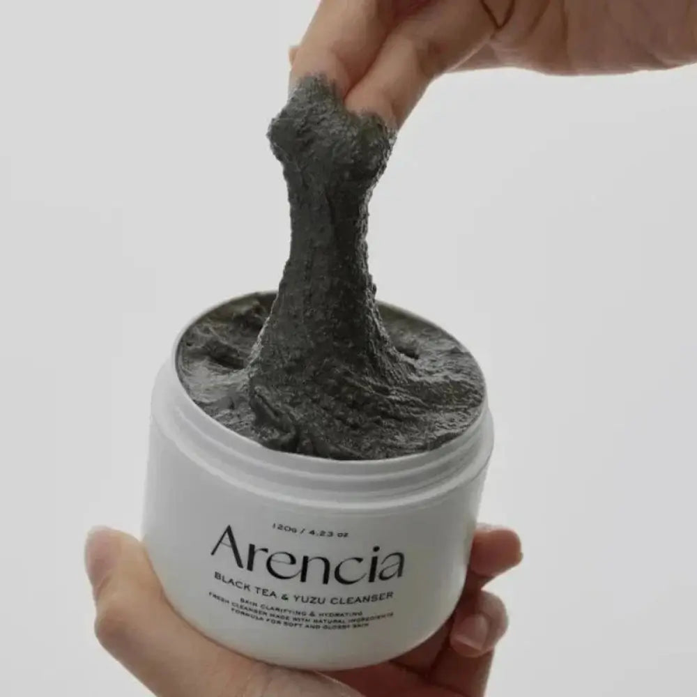 Arencia Black Tea &amp; Yuzu Rice Mochi Cleanser