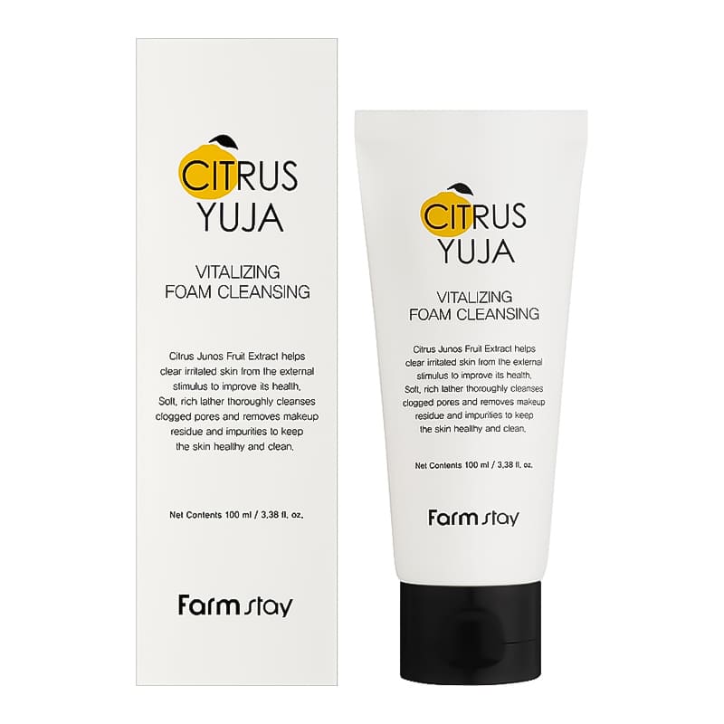 Farmstay Citrus Yuja Vitalizing Foam Cleansing