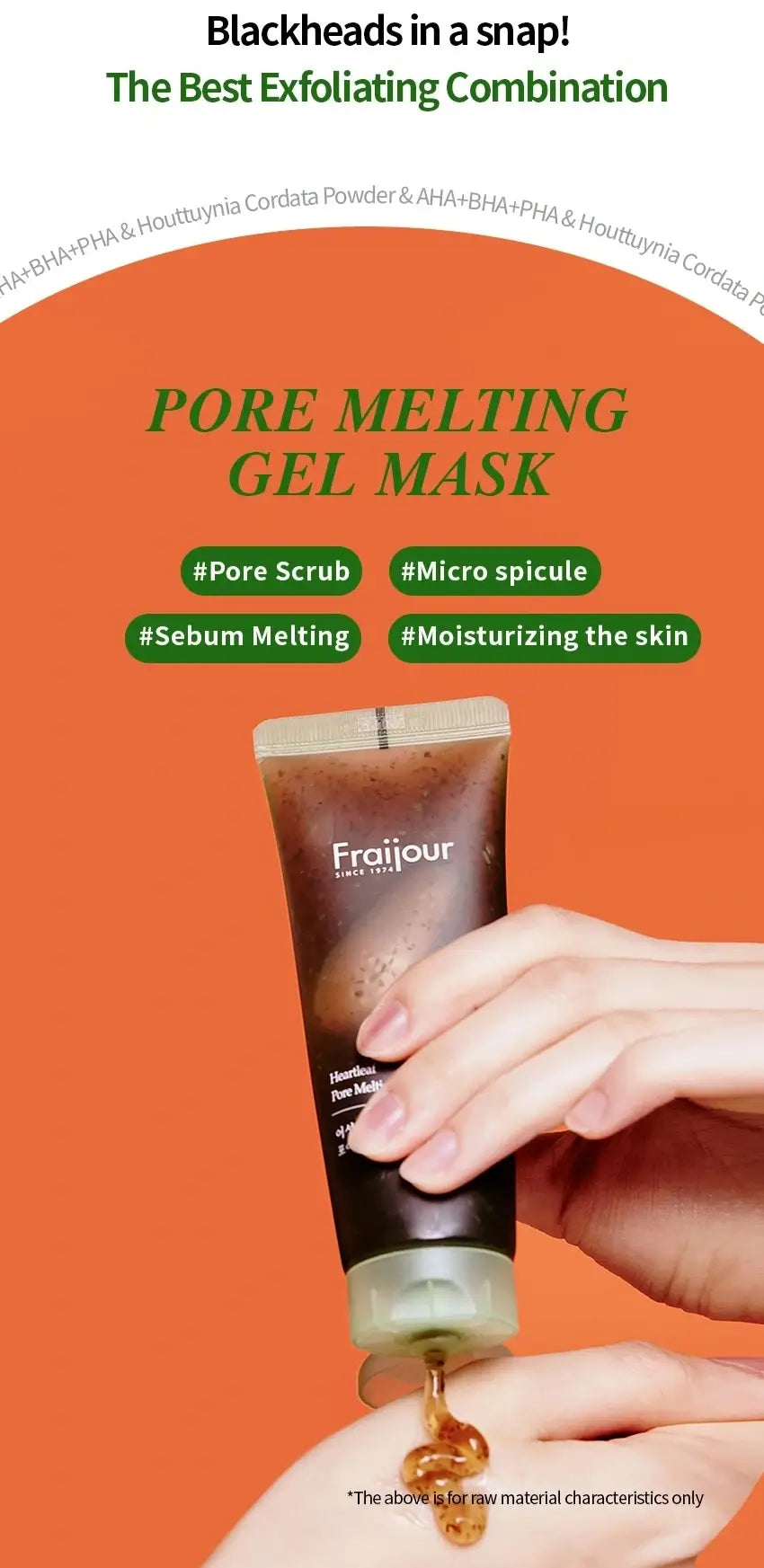 Fraijour Heartleaf Pore Melting Gel Mask