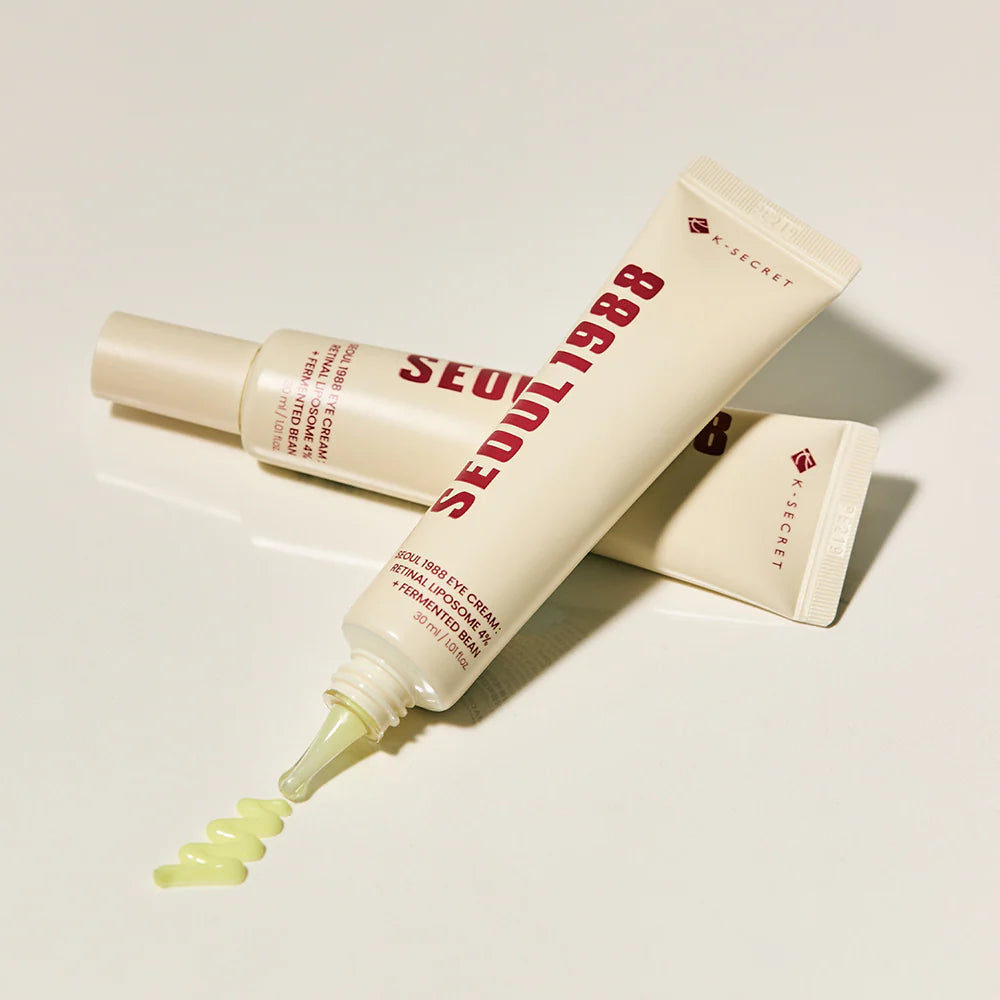 K-Secret Seoul 1988 Eye Cream: Retinal Liposome 4% + Fermented Bean
