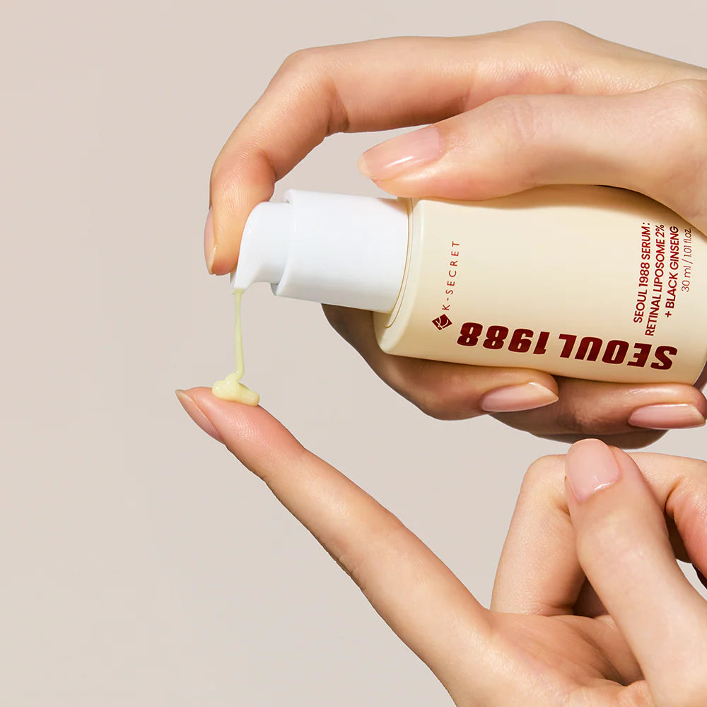 K-Secret Seoul 1988 Serum: Retinal Liposome 2% + Black Ginseng
