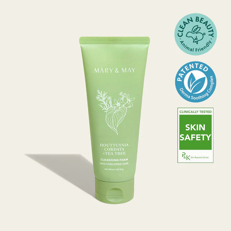 Mary&May Houttuynia Cordata + Tea Tree Cleansing Foam