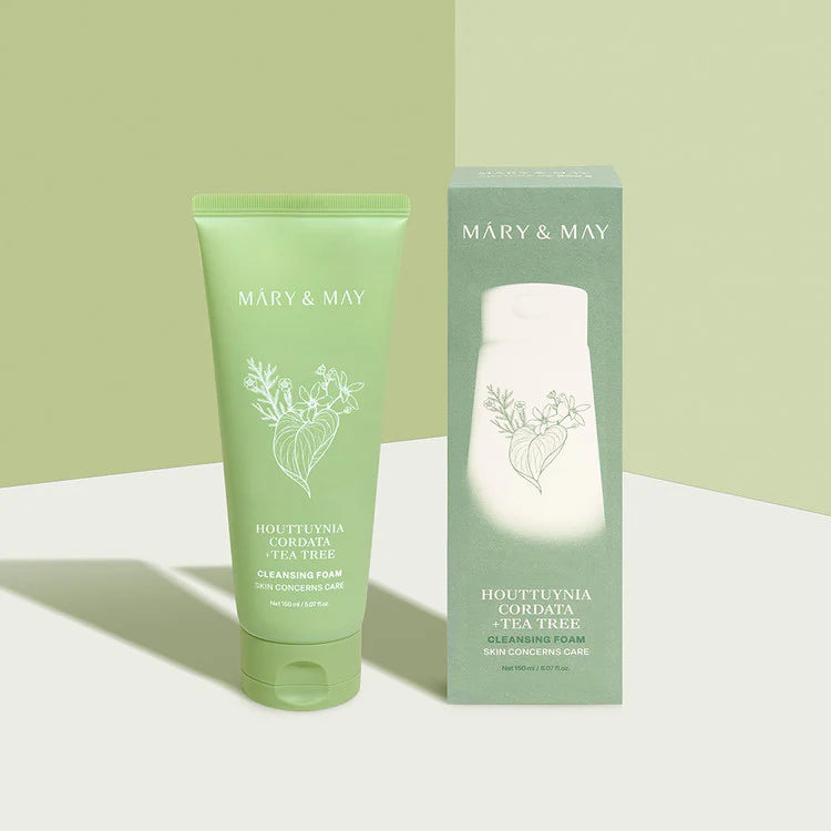 Mary&May Houttuynia Cordata + Tea Tree Cleansing Foam