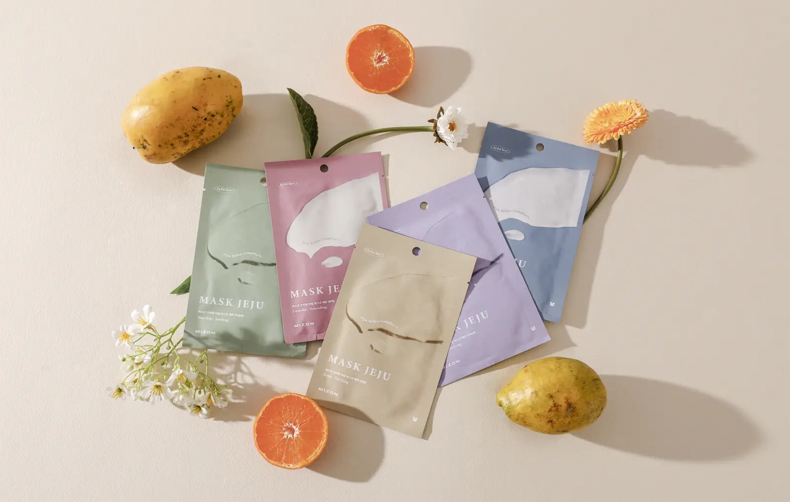 Mizon Joyful Time Mask Jeju Set 5 Maschere in tessuto