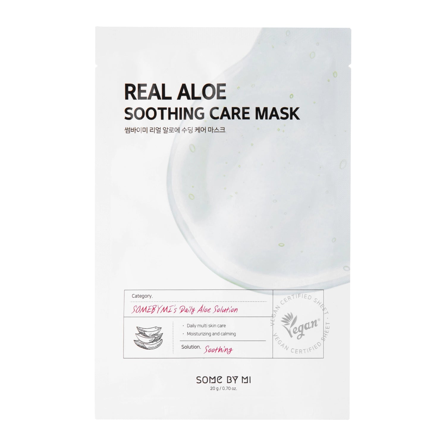 SomeByMi Real Aloe Soothing Care Mask 20 g