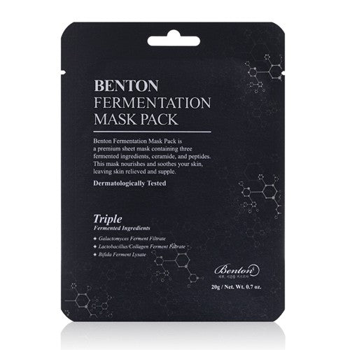 Benton Fermentation Mask Pack maschera viso in tessuto