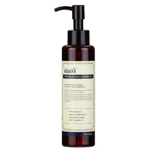 Klairs Gentle Black Deep Cleansing Oil