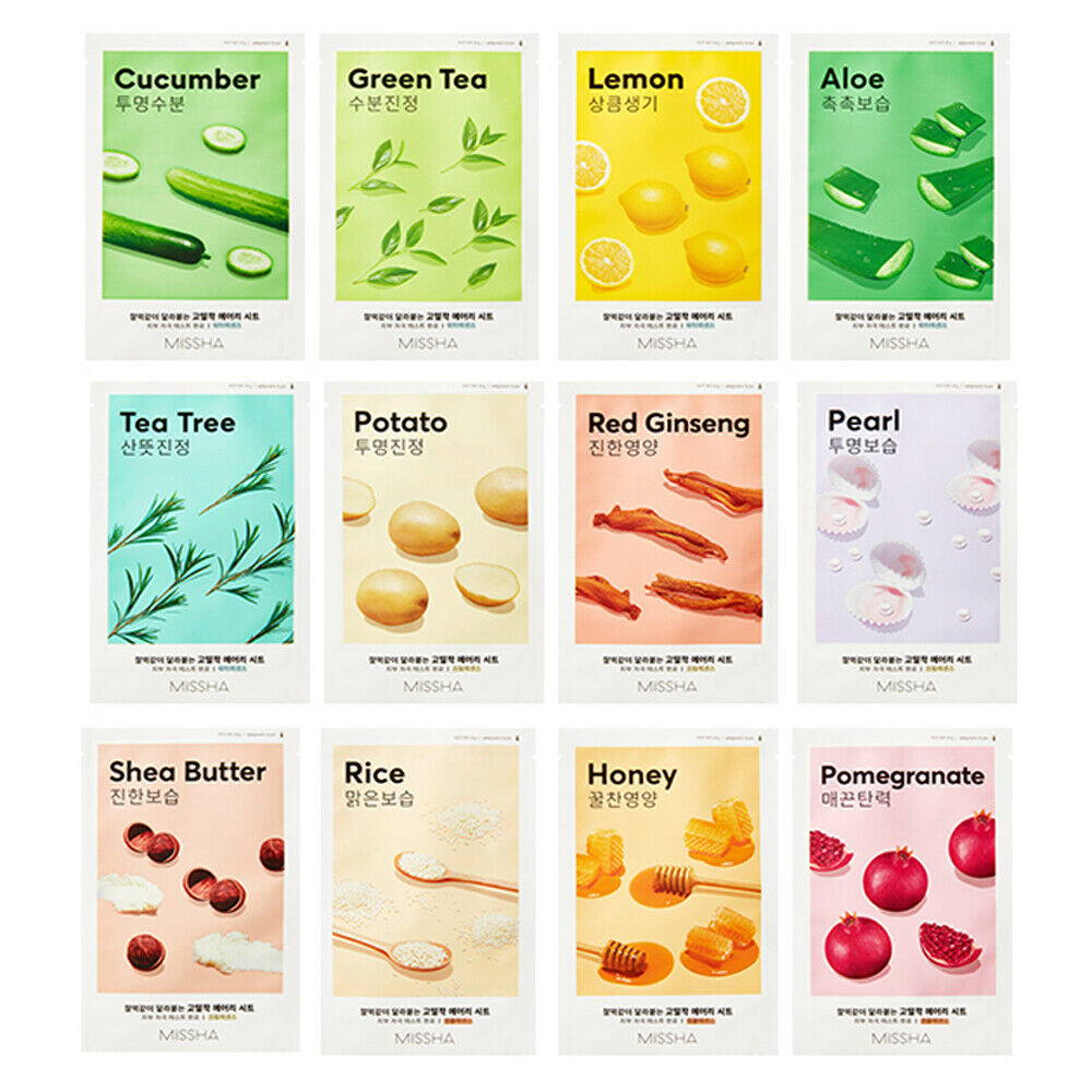 Missha Airy Fit Sheet Mask Set maschere in tessuto