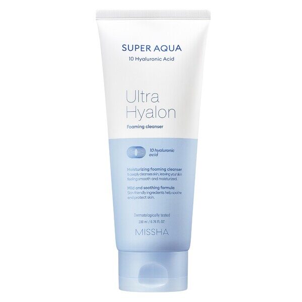 Missha Super Aqua Ultra Hyalron Cleansing Foam